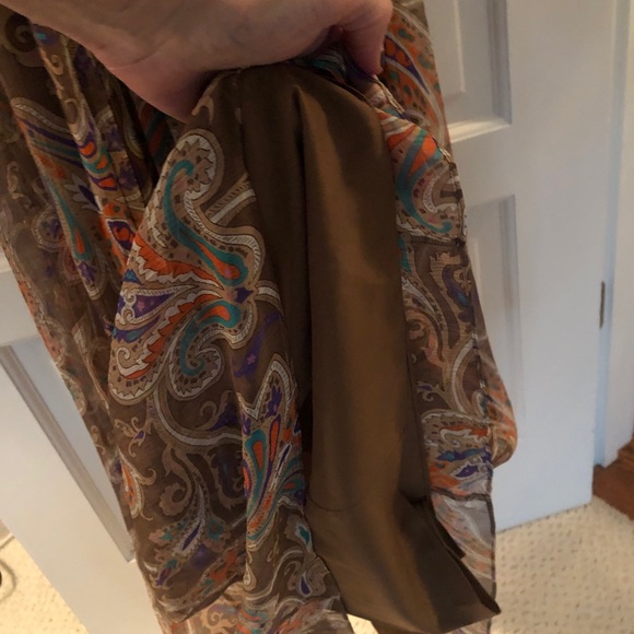 Tibi vintage maxi accordion pleated silk dress - Picture 6 of 9